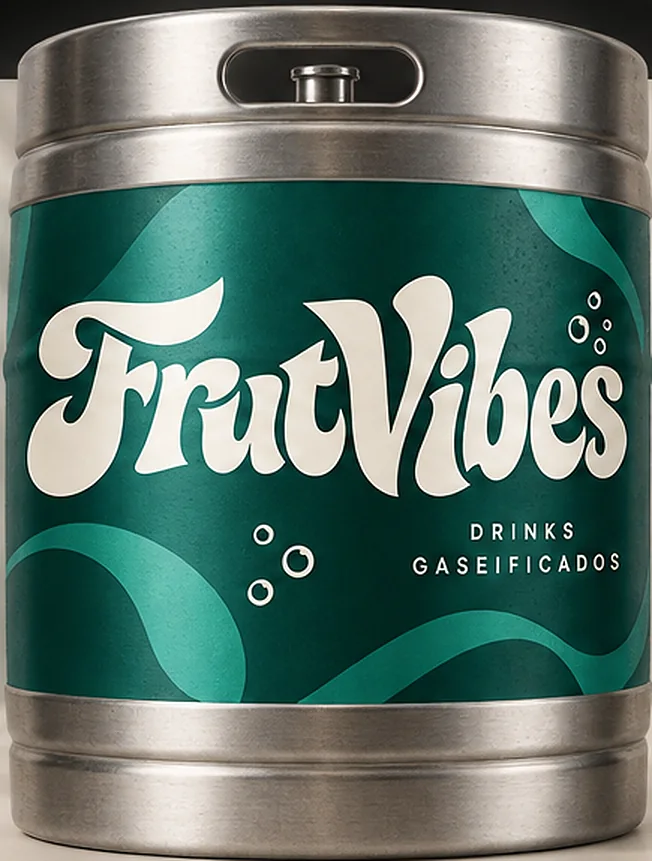 Barril de drink gaseificado FrutVibes