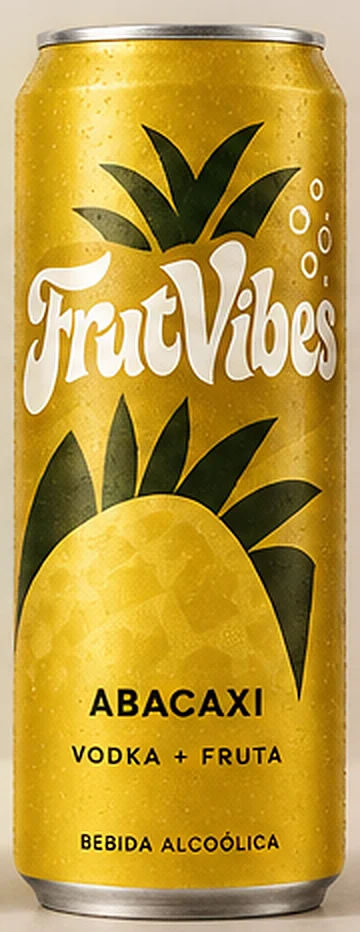 Lata FrutVibes Abacaxi — vodka + fruta