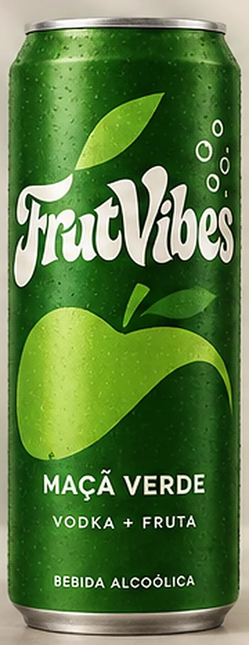 Lata FrutVibes Maçã Verde — vodka + fruta
